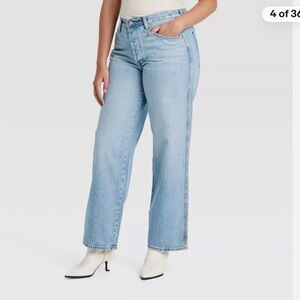 Universal Thread Mid-Rise Studded 90’s Baggy Women's Jeans